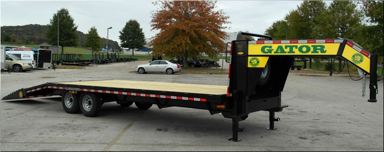 Gooseneck flat bed trailer for sale14k  Washington County, North Carolina
